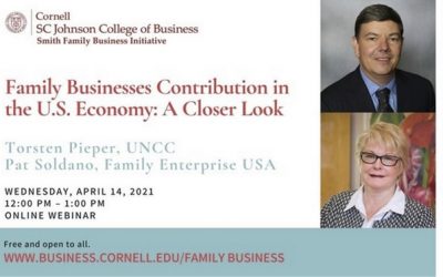 Content Connected Conversations – Family Businesses Contribution to the U.S. Economy: A Closer Look on April 14