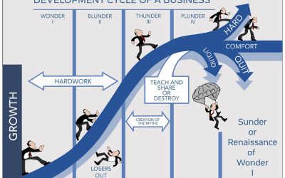 The Lifecycle of the Entrepreneurial Business: Wonder . . . Blunder . . . Thunder . . . Plunder