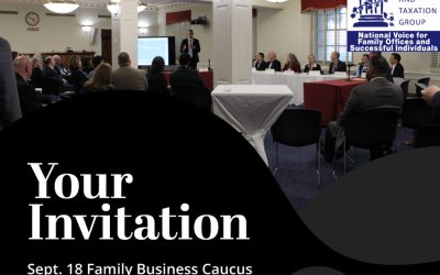 Content Don’t Miss the Fall Congressional Caucus Meeting on Family Business & Taxes