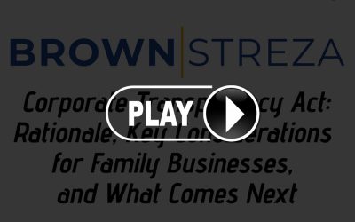 Content Corporate Transparency Act Insights from Matt Brown: Watch the Replay Now