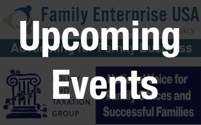 Content Family Business, Family Office Leaders See Full Schedule of Fourth Quarter Events
